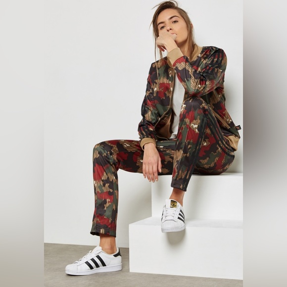 Adidas Pharrell Williams HU Hiking SST Camo Track Jacket - Picture 1 of 16